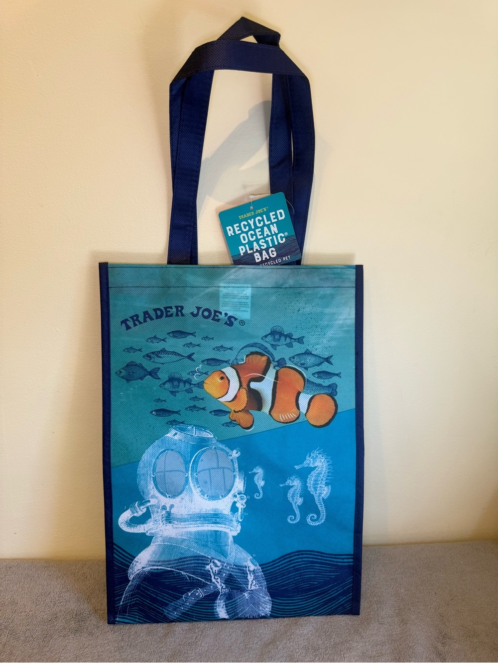 Trader Joe’s Recycled Ocean bag (one)  COLLECTIBLE- Limited Edition: NWT